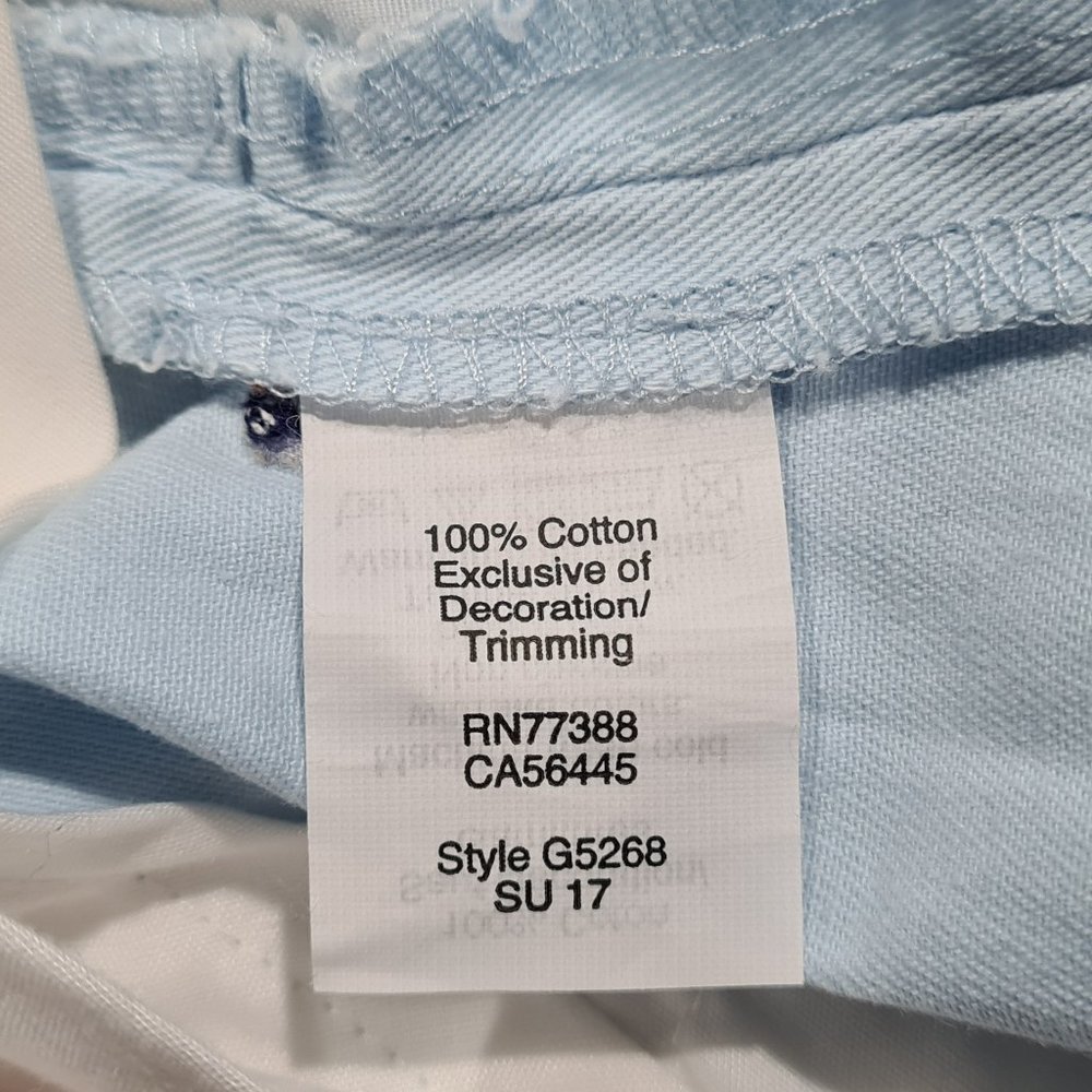 J.Crew NWT Swan Embroidered Chino Shorts size 6 - Picture 7 of 7